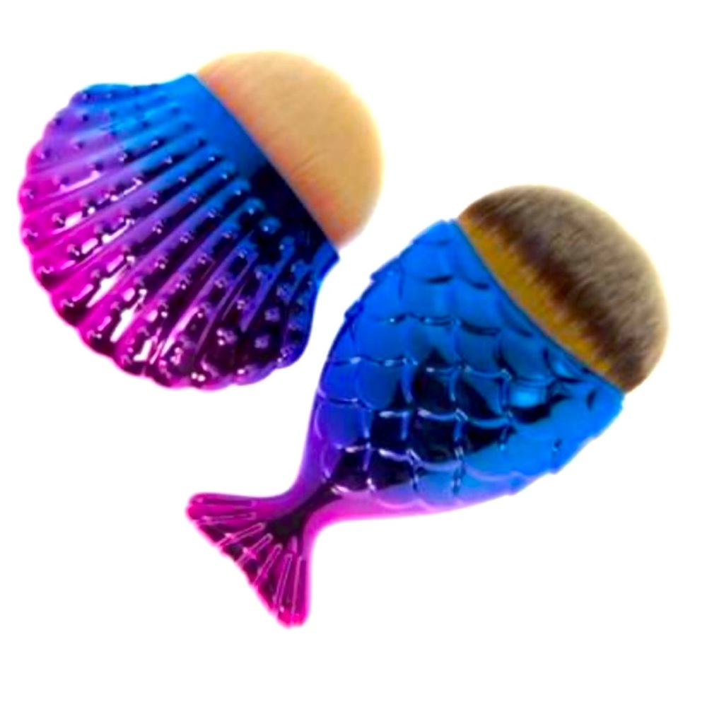 Seashell & Mermaid brush set